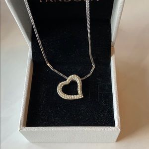 Swarovski heart necklace